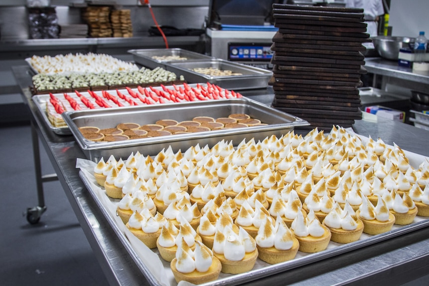 Desserts are part of the food and beverages prepared for the State of Origin in Brisbane.