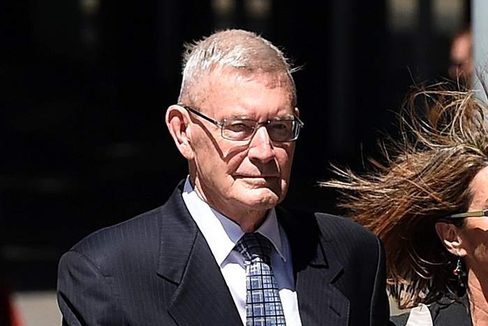 Queensland criminologist Paul Wilson outside court on November 14