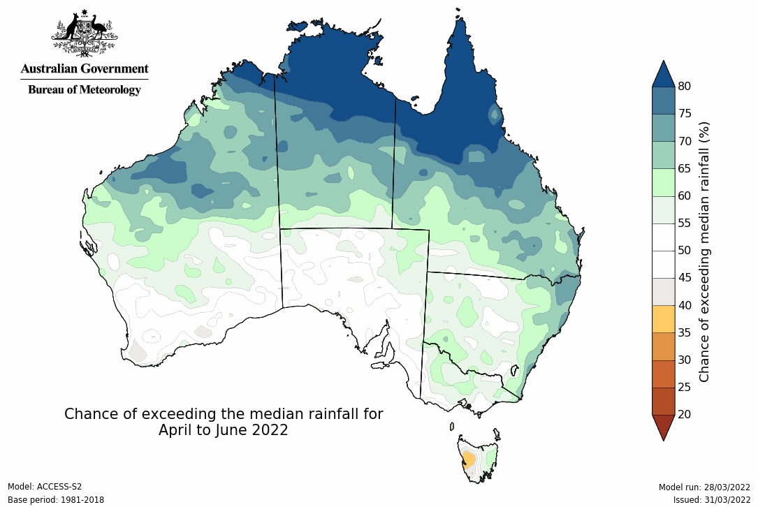 Wet Autumn Outlook For Parts Of Eastern Australia As The BOM Predicts ...