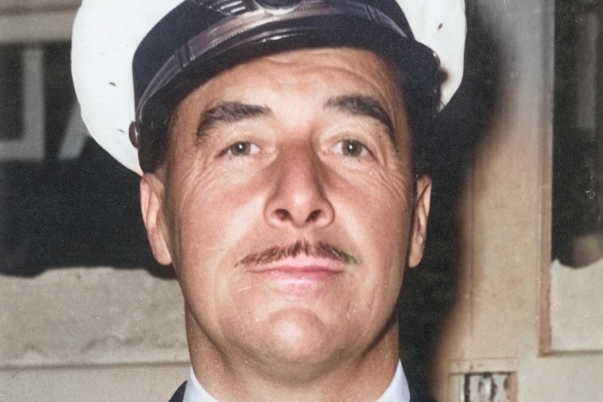 A colour image of Brian Waugh in his pilot uniform