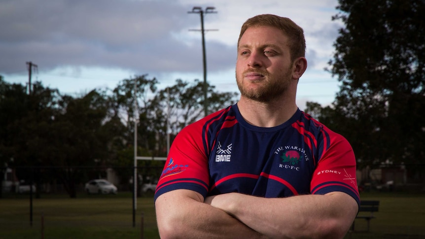 Alain Miriallakis stands at Waratah Oval.