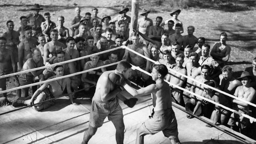 Argus (Melbourne, Vic.) (1941). TROOPS AT DARWIN Boxing popular pastime in camp.