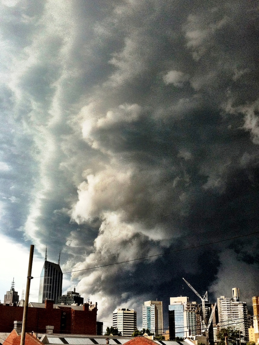 Wild storms: North Melbourne.
