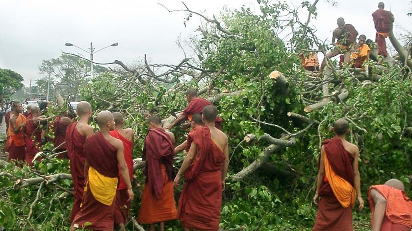 Burma cyclone: 10,000 killed in one town.