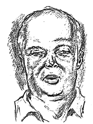 A sketch of a man