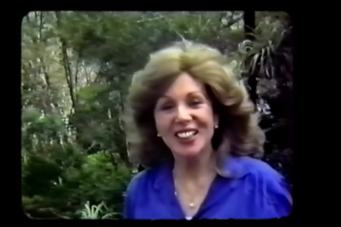 Cult leader Anne Hamilton-Byrne smiles at the camera.