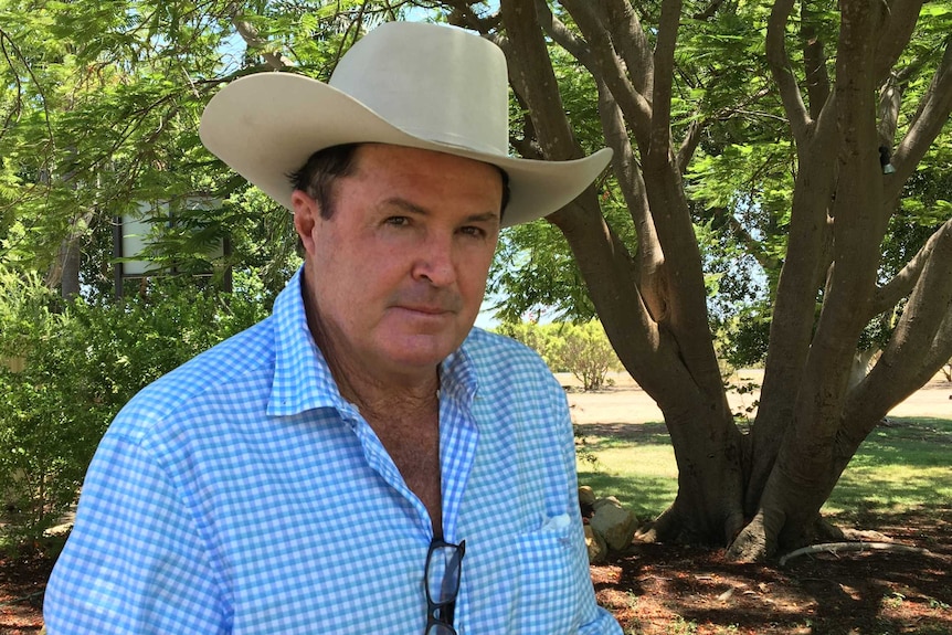 Drover Bill Little at the Longreach stock route hearing