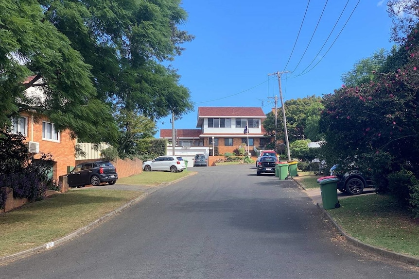 Street where Queensland LNP MP Trevor Watts lives, the Member for Toowoomba North.