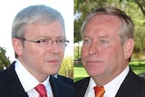 Kevin Rudd has failed to win over WA Premier Colin Barnett.