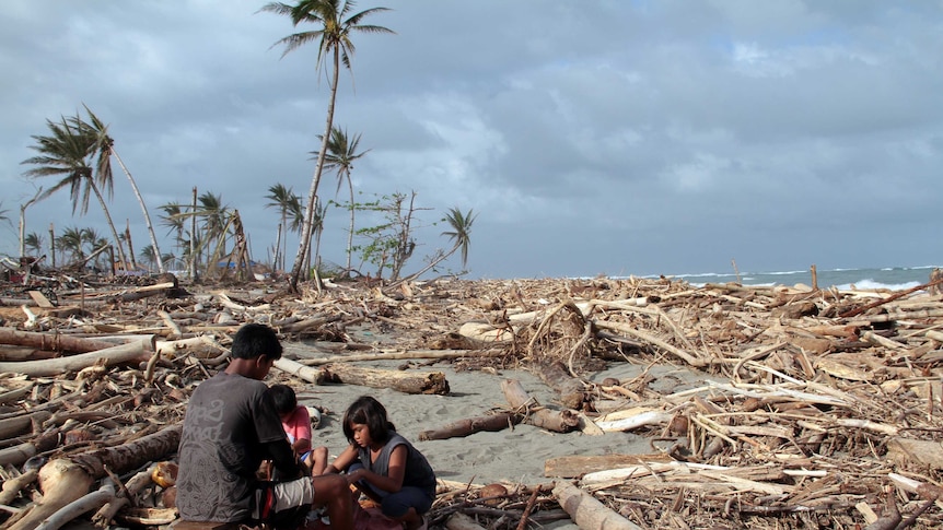 Typhoon Bopha aftermath in the Philippines