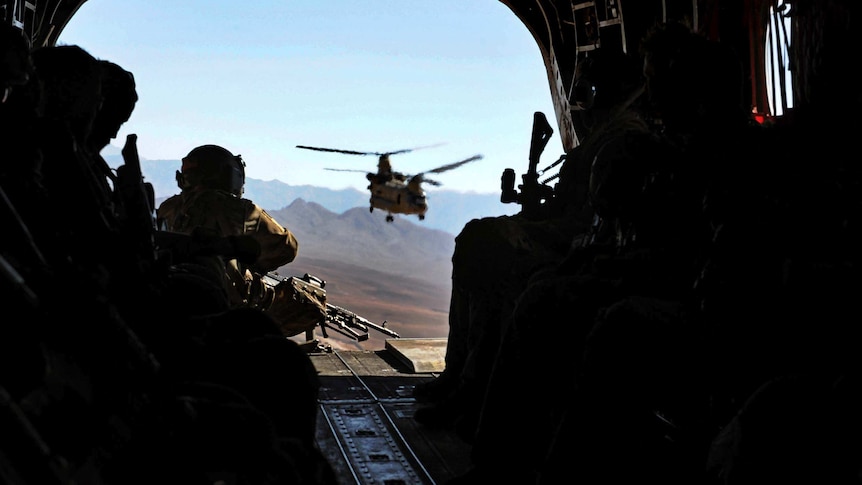 Australian army commandos in Afghanistan