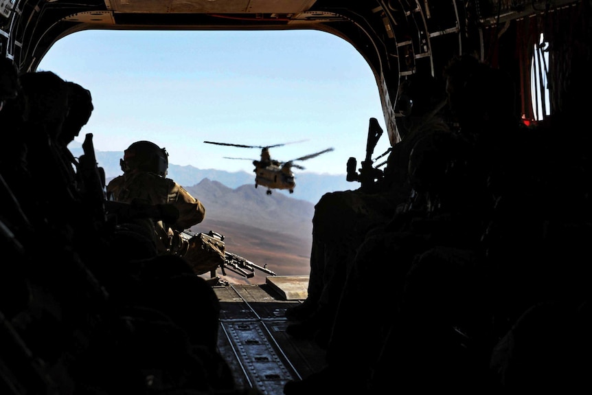 Australian army commandos in Afghanistan