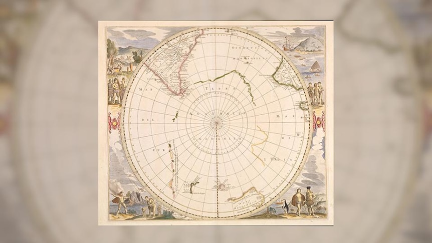 Polus Antarcticus map