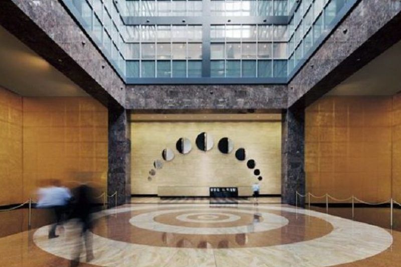 The atrium at 101 Collins Street, Melbourne.