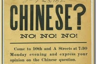 An anti-Chinese poster.