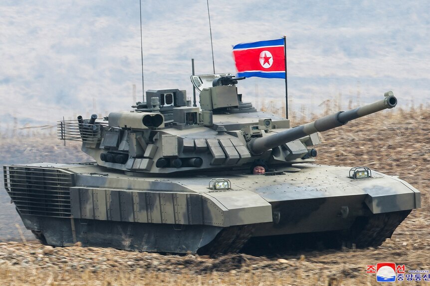 A tank in North Korea.