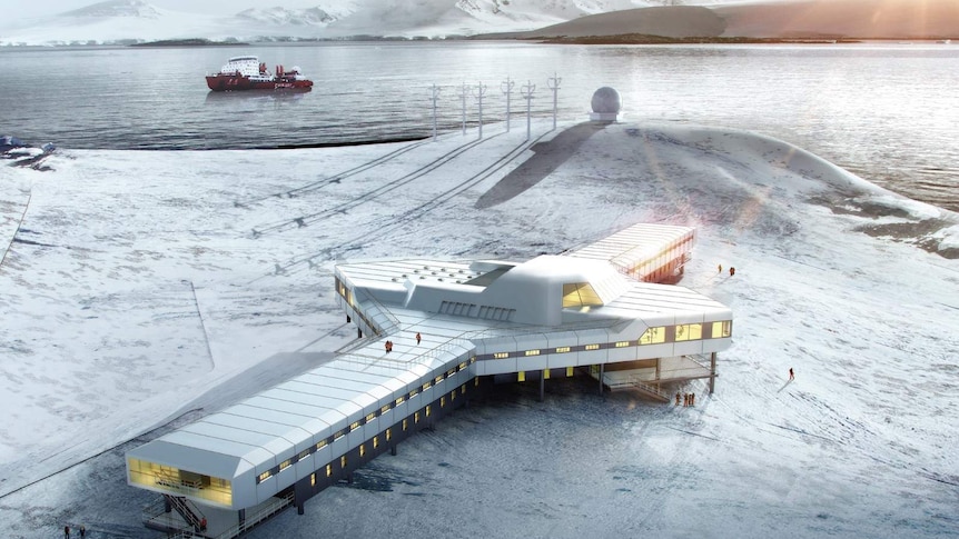 Artist's render of China's new Antarctic base