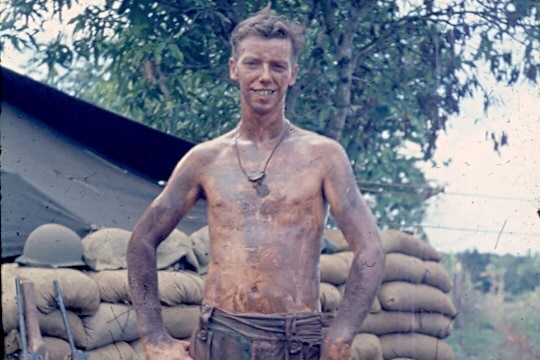 War veteran in Vietnam