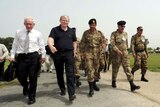 The trip to Pakistan is Kevin Rudd's first as Australia's new Foreign Minister.