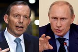 Tony Abbott has famously promised to "shirtfront" the Russian president.