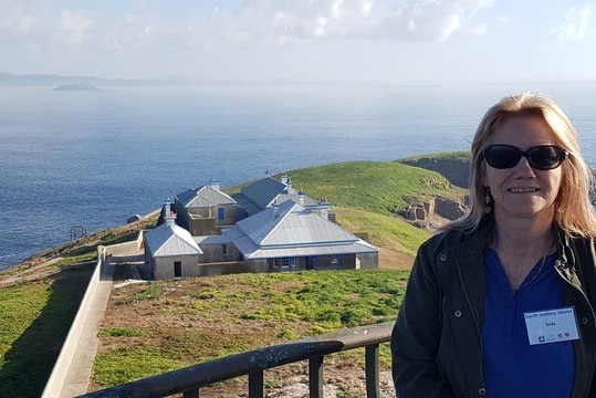 Former resident of the South Solitary Lighthouse in the 1970s, Debra Masters returned to her childhood home for a visit