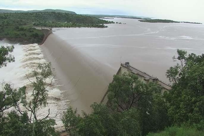 Burdekin Dam spills