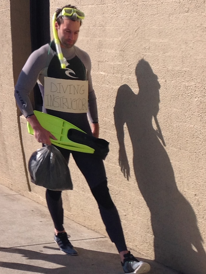 Jimmy Bartel at Geelong's wacky Wednesday celebrations