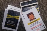 Unsolved cases playing cards
