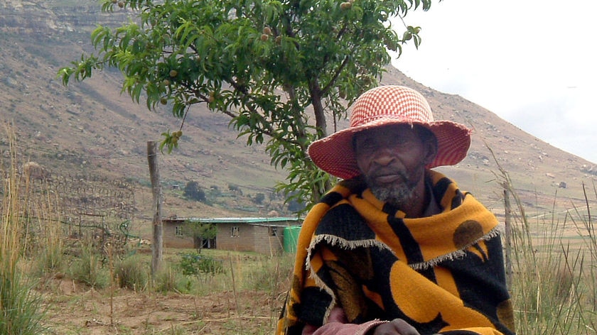 Lesotho villager