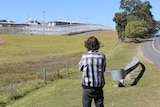 'Dion' stands outside the Brisbane Correctional Centre in August 2017