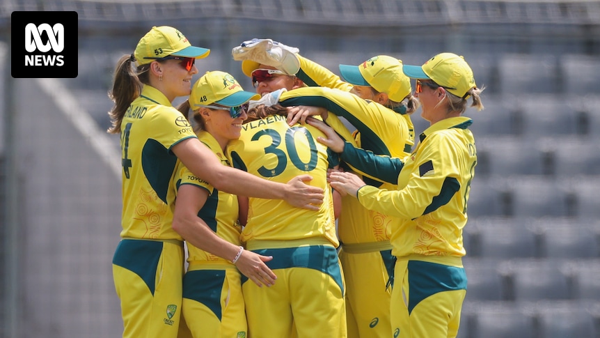 Die australische Frauenmannschaft schlägt Bangladesch im ersten T20-Länderspiel in Dhaka mit zehn Wickets Vorsprung