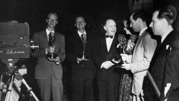 The first Emmy Award winners.