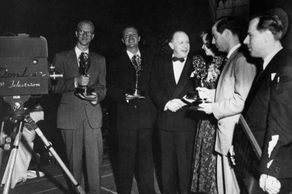 The first Emmy Award winners.