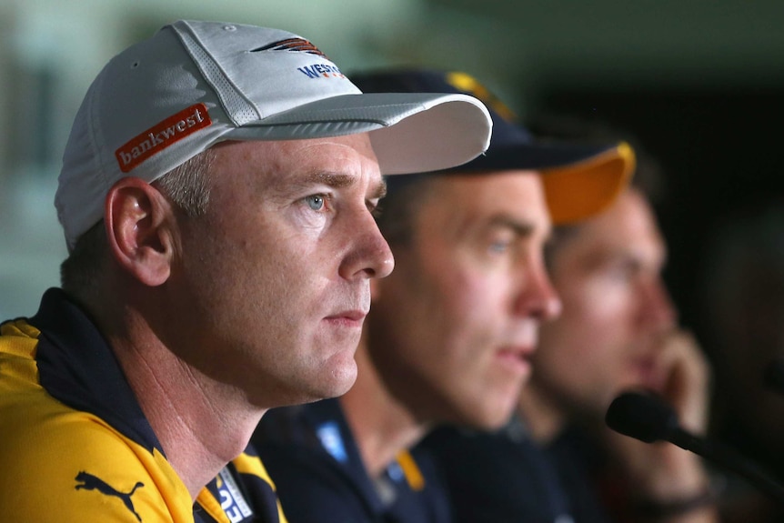 West Coast coach Adam Simpson