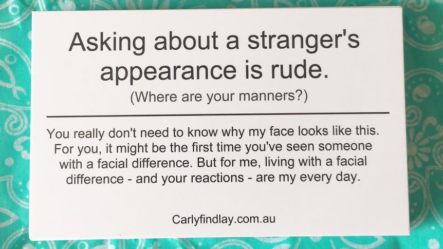 Card for rude people by Carly Findlay Morrow