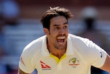 Aggressive approach ... Mitchell Johnson