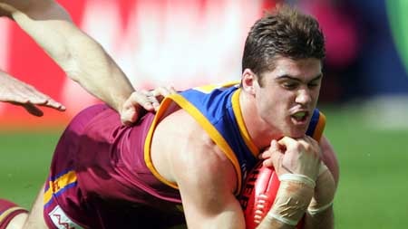 Jonathan Brown in action for the Lions