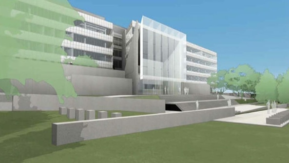 Computer image of the new ASIO building in Canberra