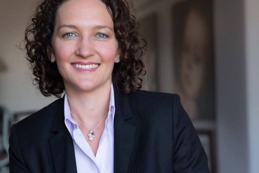 Alexander Downer's daughter, Georgina Downer headshot.