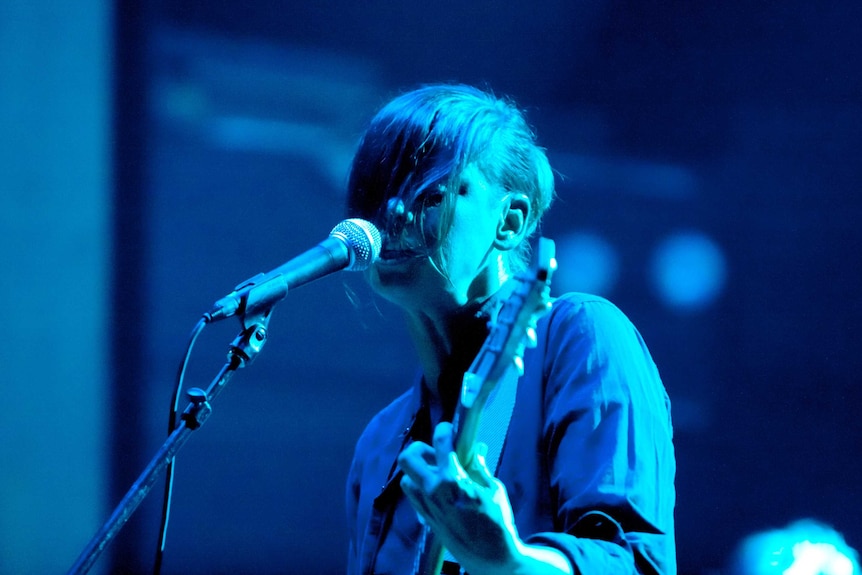 Cat Power performing at Webster Hall in New York City in 2011.