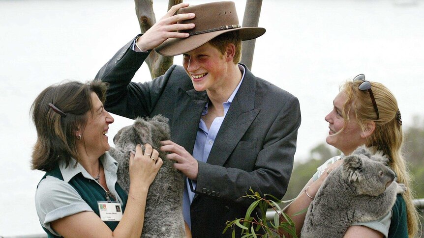 Prince Harry visits Taronga Zoo.