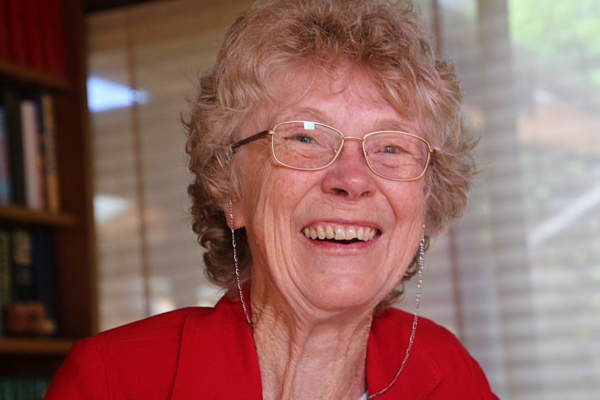 A close-up photo of Cheryl Praeger, WA's first female mathematics professor.