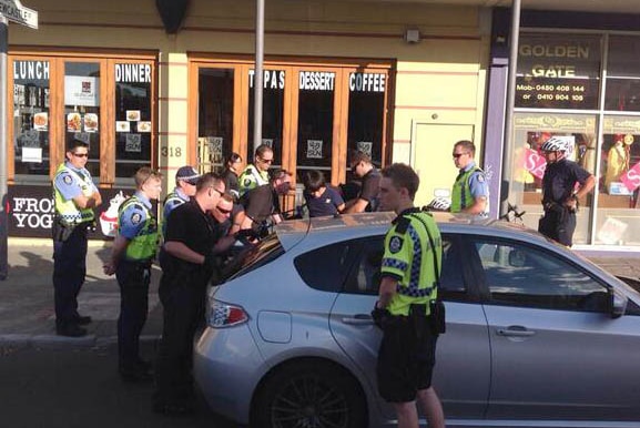 A detainee who escaped from security guards in Perth is recaptured