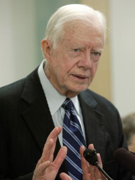 Jimmy Carter ... Obama backer? (File photo)