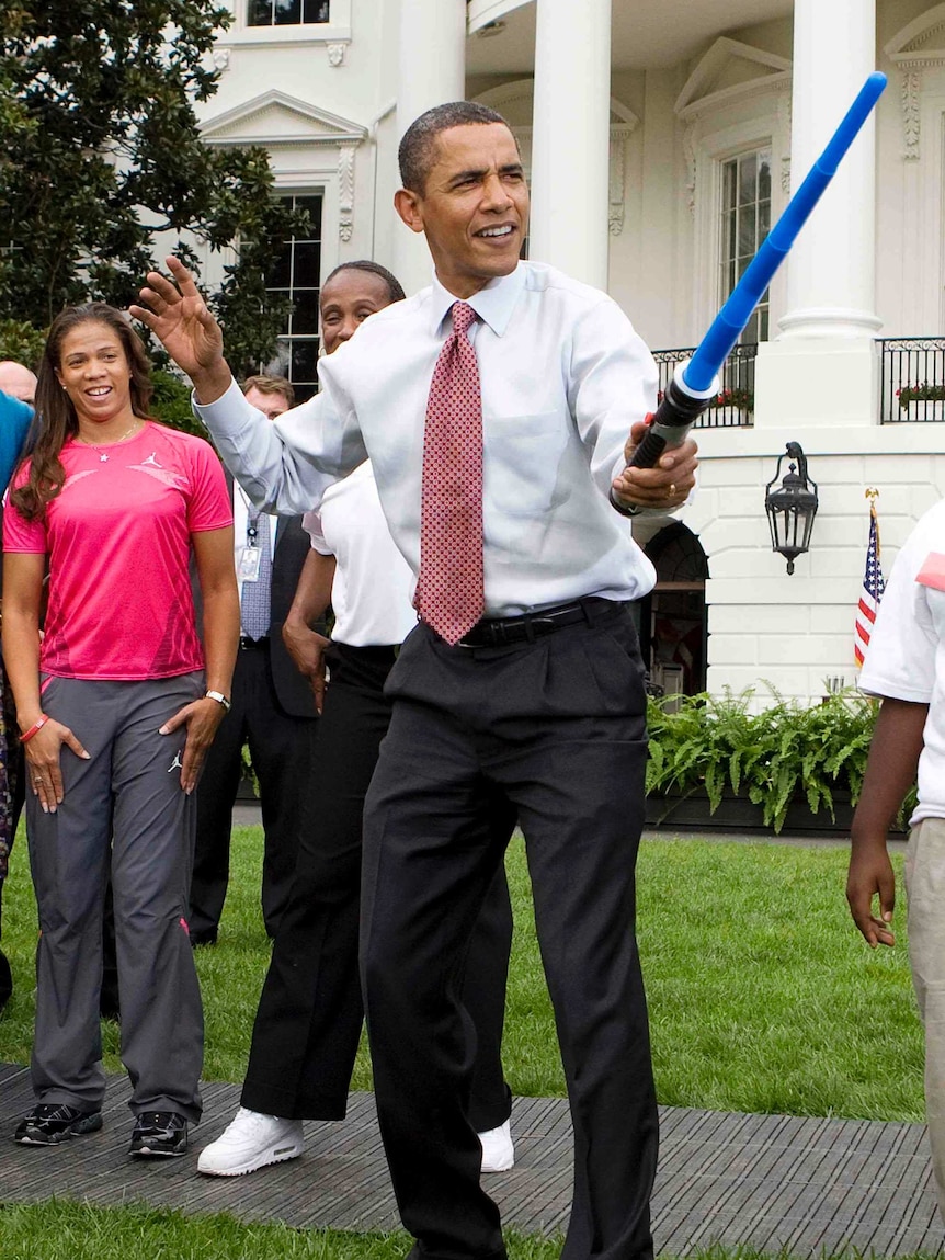 The force is strong with Obama