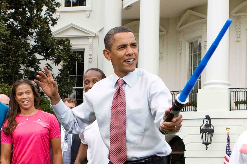 The force is strong with Obama