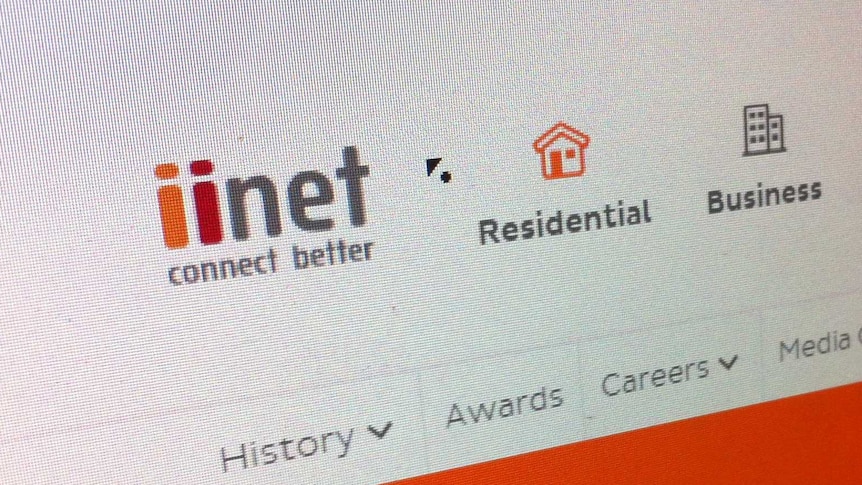 An image of iinet's website, October 10 2014.