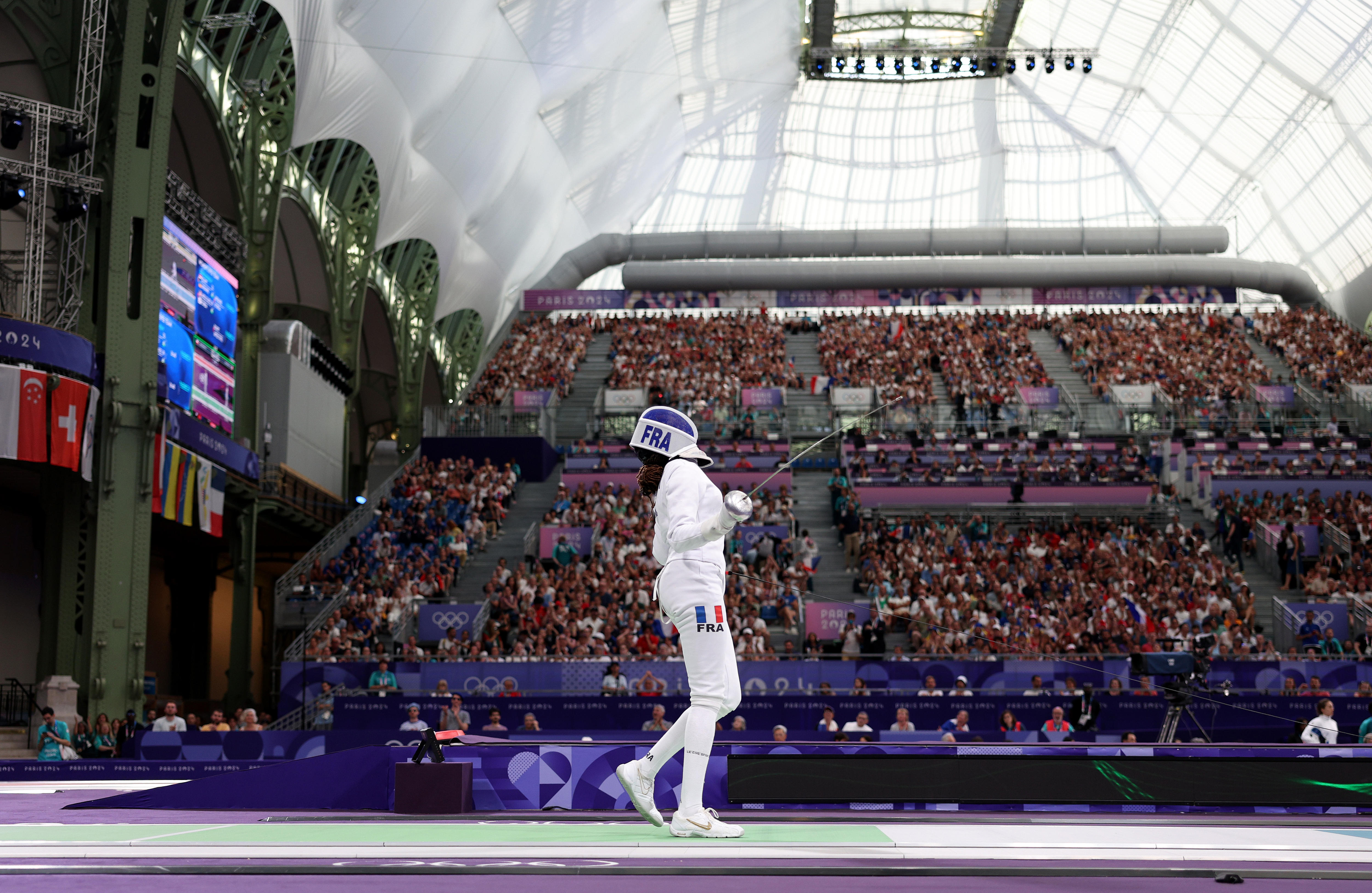 Paris Olympics fencing venue, Le Grand Palais, takes the breath away with its spectacular