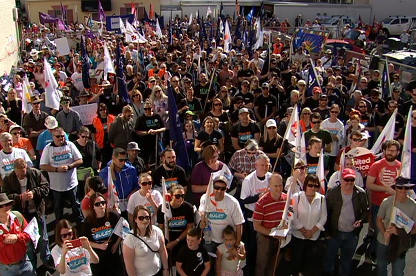 May Day March in Hobart