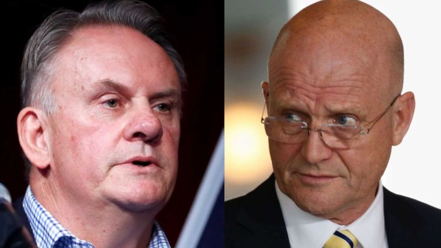 Mark Latham, who will be elected to the NSW Upper House, and David Leyonhjelm,